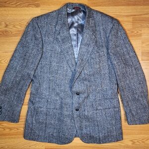 Men's Tweed Dark Academia Wool Sportscoat